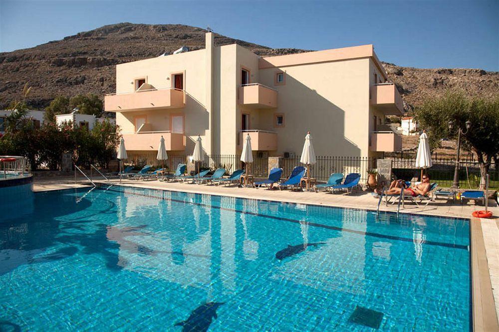 Aparthotel Lindos Blue Sky Zewnętrze zdjęcie